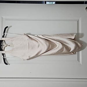 Dress Small cream tie neck